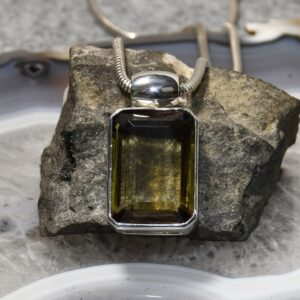 Ametrin Anhänger, 925er Silber, Edelsteinanhänger (15778), Edelsteinschmuck