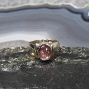 Turmalin Ring, 925er Silber, Edelsteinring (24083), Edelsteinschmuck
