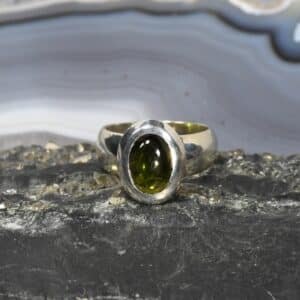 Turmalin Ring, 925er Silber, Edelsteinring (24084), Edelsteinschmuck