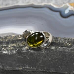 Turmalin Ring, 925er Silber, Edelsteinring (24085), Edelsteinschmuck