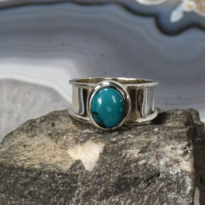 Türkis Ring, 925er Silber, Edelsteinring (24139), Edelsteinschmuck