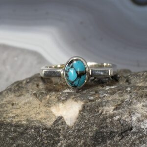 Türkis Ring, 925er Silber, Edelsteinring (24140), Edelsteinschmuck