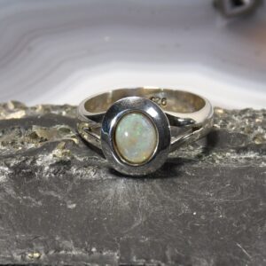 Edelopal Ring, 925er Silber, Edelsteinring (24297), Edelsteinschmuck