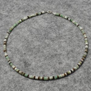 Andenopal Halskette, 925er Silber, Edelsteinhalskette (K2359), Edelsteinschmuck