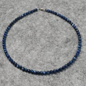 Disthen Halskette, Edelsteinhalskette (K2364), 925er Silber, Kyanite